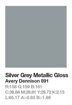 891 Silver Grey Metallic .123cm