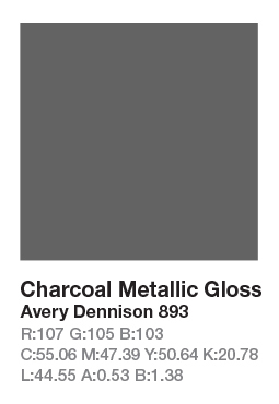 893 Charcoal Metallic .123cm