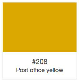970-208 Post Office Yellow š.152cm