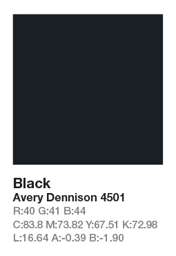 AVERY 4501 Black .123cm