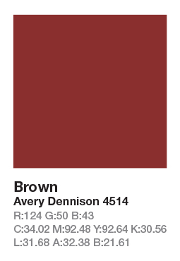 AVERY 4514 Brown .123cm