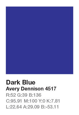 AVERY 4517 Dark Blue š.123cm