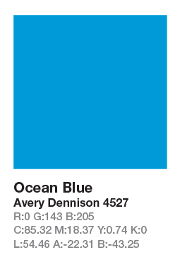 AVERY 4527 Ocean Blue .123cm