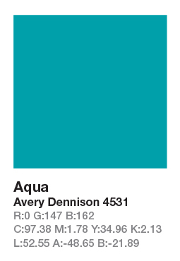 AVERY 4531 Aqua š.123cm
