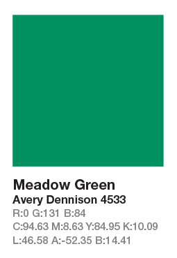 AVERY 4533 Meadow Green .123cm