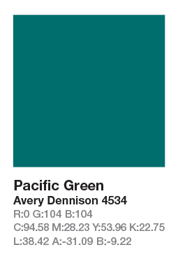 AVERY 4534 Pacific Green .123cm