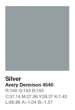 AVERY 4540 Silver š.123cm
