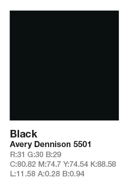 AVERY 5501 Black .123cm