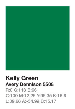 AVERY 5508 Kelly Green .123cm