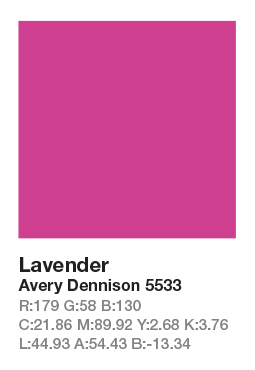 AVERY 5533 Lavender š.123cm