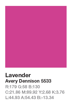 AVERY 5533 Lavender .123cm