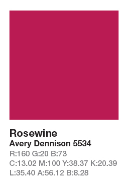 AVERY 5534 Rosewine .123cm