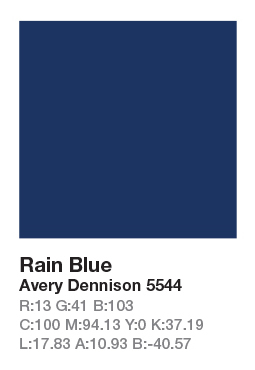 AVERY 5544 Rain Blue .123cm