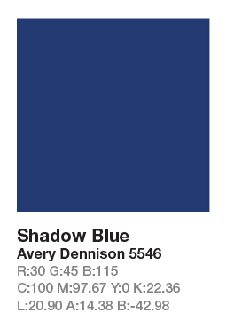 AVERY 5546 Shadow Blue .123cm