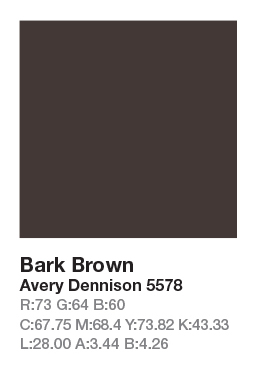 AVERY 5578 Bark Brown .123cm