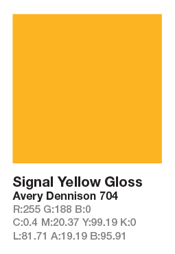 Avery 704 Signal Yellow .123cm