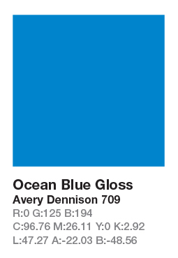 Avery 709 Ocean Blue .123cm