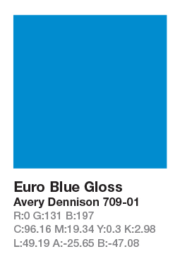 Avery 709-01 Euro Blue .123cm