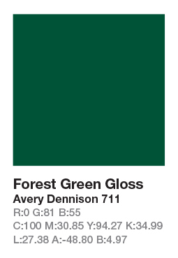 Avery 711 Forest Green .123cm