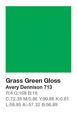 Avery 713 Grass Green .123cm