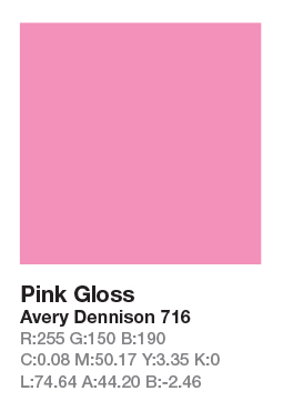 Avery 716 Pink š.123cm