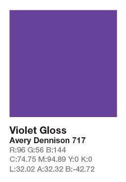 Avery 717 Violet š.123cm