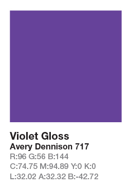 Avery 717 Violet .123cm