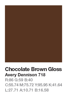 Avery 718 Chocolatte Brown .123cm