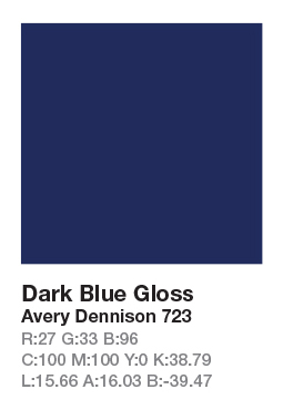 Avery 723 Dark Blue .123cm