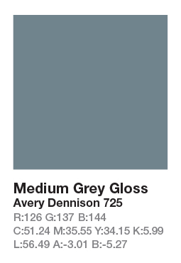 Avery 725 Medium Grey .123cm