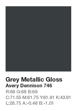 Avery 746 Grey Metallic .123cm