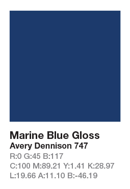 Avery 747 Marine Blue .123cm