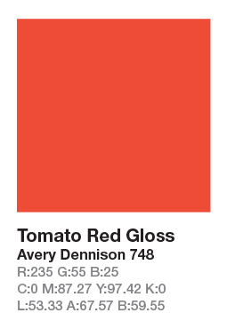 Avery 748 Tomato Red .123cm