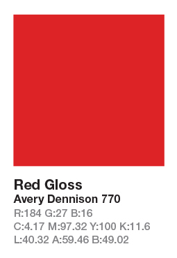 Avery 770 Red š.123cm