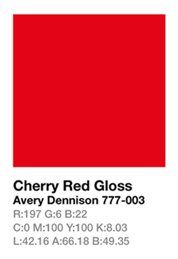 Avery 777-003 Cherry Red .123cm