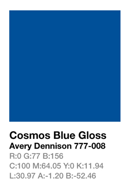 Avery 777-008 Cosmos Blue .123cm