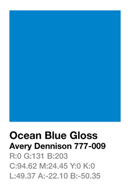 Avery 777-009 Ocean Blue š.123cm