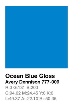 Avery 777-009 Ocean Blue .123cm