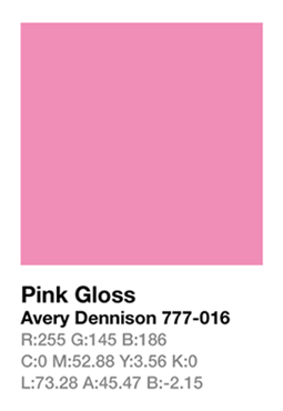 Avery 777-016 Pink š.123cm