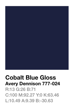 Avery 777-024 Cobalt Blue .123cm