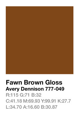 Avery 777-049 Fawn Brown .123cm