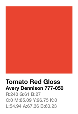 Avery 777-050 Tomato Red .123cm