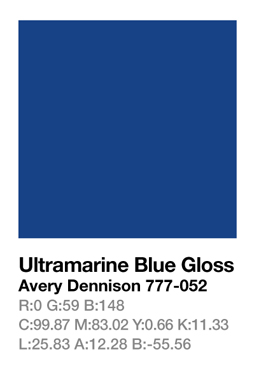 Avery 777-052 Ultramarine Blue .123cm