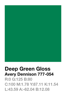 Avery 777-054 Deep Green .123cm