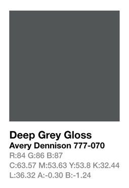 Avery 777-070 Deep Grey .123cm