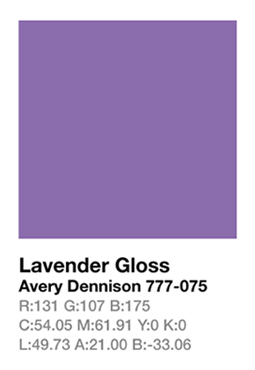 Avery 777-075 Lavender .123cm