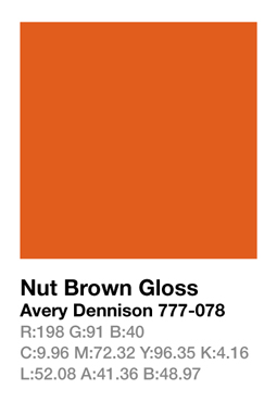 Avery 777-078 Nut Brown .123cm