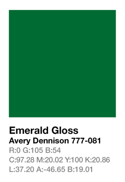 Avery 777-081 Emerald .123cm