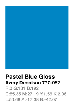 Avery 777-082 Pastel Blue š.123cm