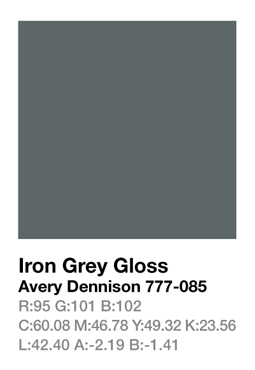 Avery 777-085 Iron Grey .123cm